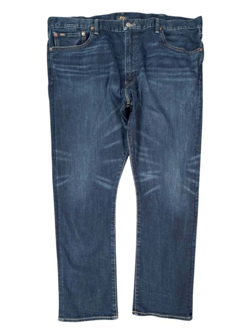 Polo Ralph Lauren Authentic Denim Jeans 42x32 Blue Stretch